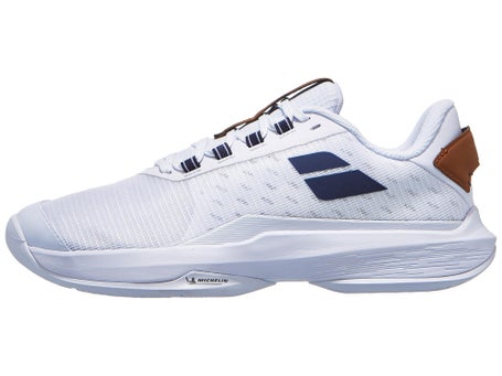 Chaussures Homme Babolat Jet Tere 2 Wimbledon White Blue Nav TOUTES SURFACES