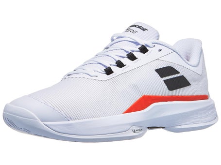 Chaussures Homme Babolat Jet Tere 2 Blanc Strike Red TOUTES SURFACES