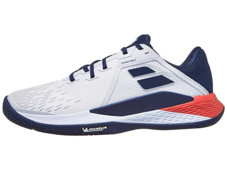 Babolat Propulse Fury 3 AC\White/Estate Blue Mens Shoe