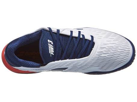 Babolat Propulse Fury 3 AC\White/Estate Blue Mens Shoe