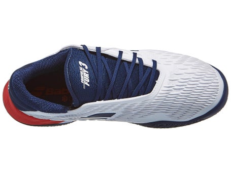 Babolat Propulse Fury 3 Clay\Wh/Estate Blue Mens Shoe