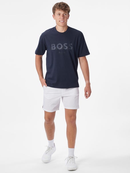 BOSS Mens Summer Tennis Member Logo 3D T-Shirt