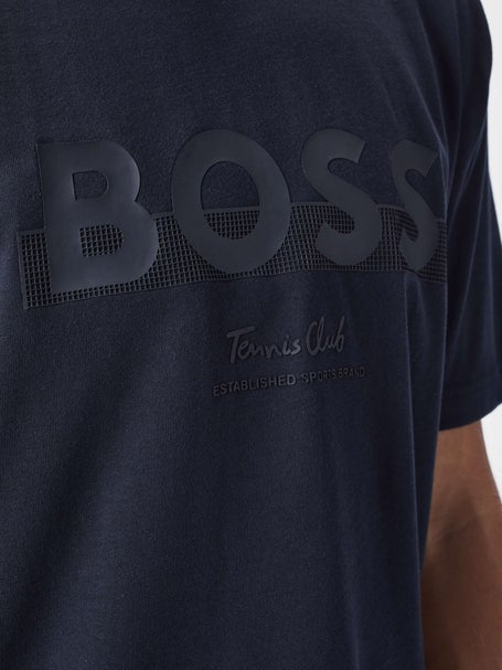 BOSS Mens Summer Tennis Member Logo 3D T-Shirt