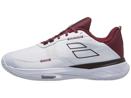 Babolat SFX Evo AC\White/Burgundy Mens Shoes