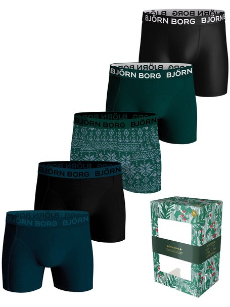 Bjorn Borg Men's 5 Pack Boxer Briefs ~ Essential MP005 multi 