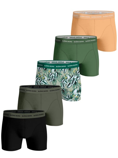 Bjorn Borg Mens Multi Branded-waistband Pack Of Five Stretch