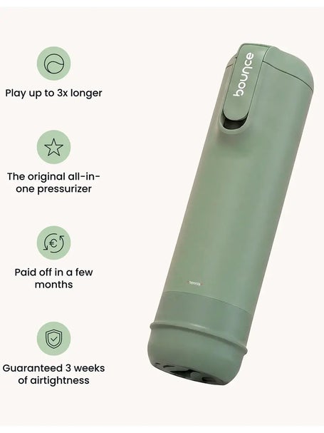 Bounce Tube Ball Pressurizer V2 Tennis Frog Green