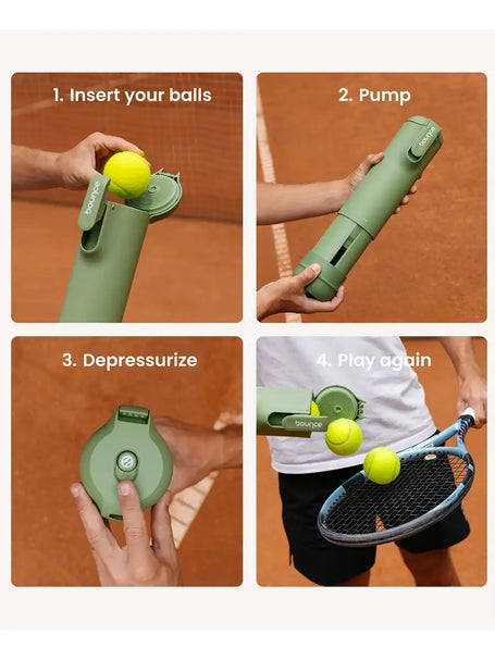 Bounce Tube Ball Pressurizer V2 Tennis Frog Green