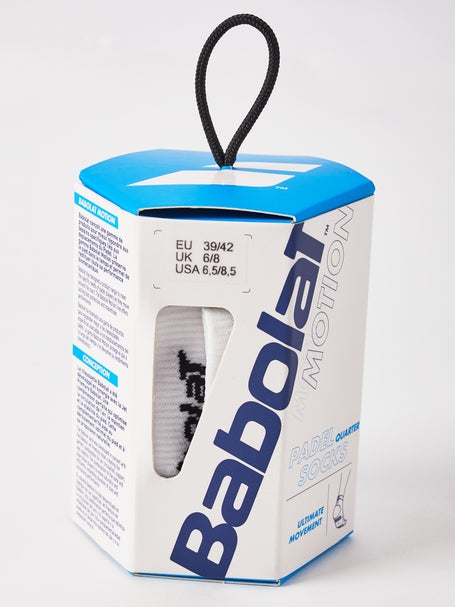 Babolat Padel Quarter Socks White/Black