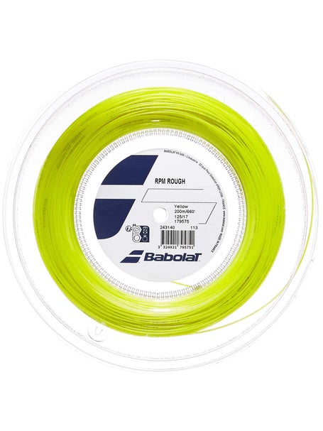 Bobine Babolat RPM Rough 1,25 mm 200 m Jaune