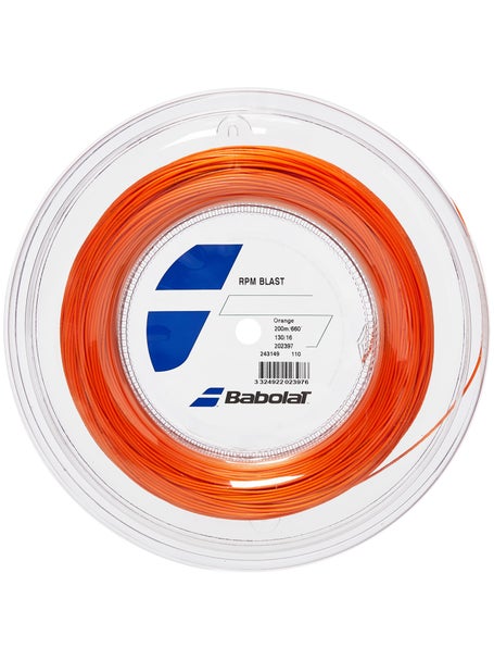 Babolat RPM Blast Orange 1.30mm Tennissaite 200m Rolle
