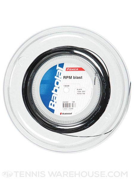 RPM Blast 17 Gauge String-Black by Babolat: Find Babolat Tennis