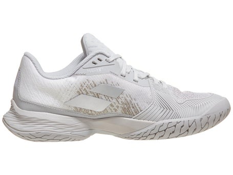 Babolat Jet Mach III AC\White/Grey Womens Shoes