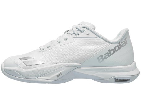 Babolat Jet Mach IV AC\White/Silver Womens Shoes