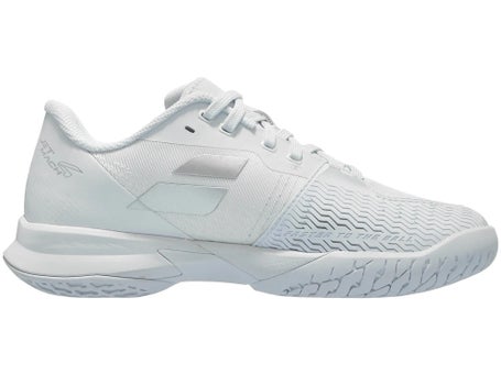 Babolat Jet Mach IV AC\White/Silver Womens Shoes