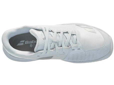 Babolat Jet Mach IV AC\White/Silver Womens Shoes