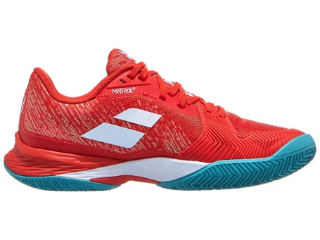 Babolat Jet Mach III Clay\Fiesta Red Womens Shoes