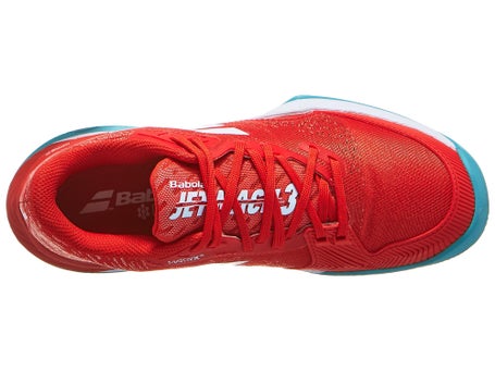 Babolat Jet Mach III Clay\Fiesta Red Womens Shoes