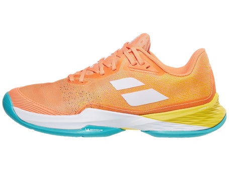 Babolat Jet Mach III AC\Coral/Gold Fusion Womens Shoes