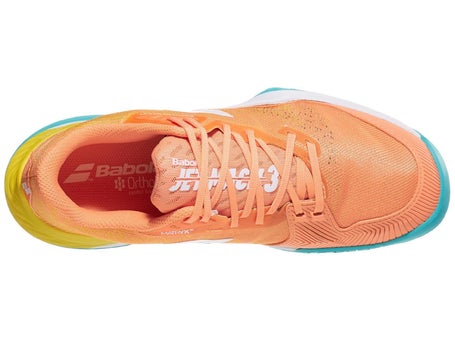 Babolat Jet Mach III AC\Coral/Gold Fusion Womens Shoes