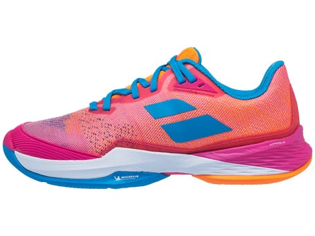 Babolat Jet Mach III Clay\Pink/Blue Womens Shoes