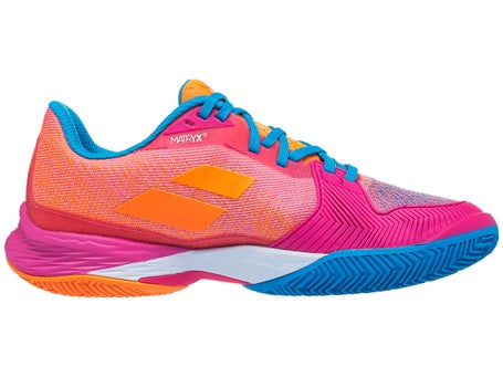 Babolat Jet Mach III Clay\Pink/Blue Womens Shoes