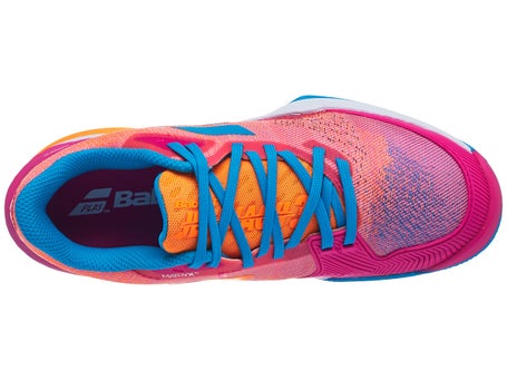 Babolat Jet Mach III Clay\Pink/Blue Womens Shoes