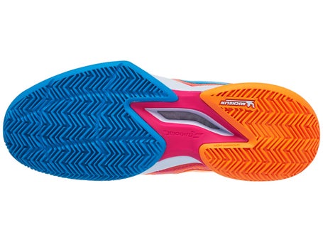 Babolat Jet Mach III Clay\Pink/Blue Womens Shoes