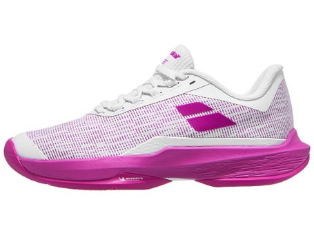 Babolat Jet Tere 2 AC\White/Fandango Pink Womens Shoes