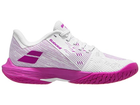Babolat Jet Tere 2 AC\White/Fandango Pink Womens Shoes