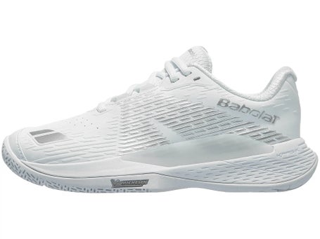 Babolat Propulse Storm AC\White/Silver Womens Shoes