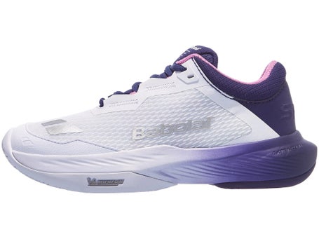 Babolat SFX4 AC\White/Dark Purple Womens Shoes