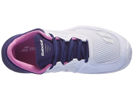 Babolat SFX4 AC\White/Dark Purple Womens Shoes