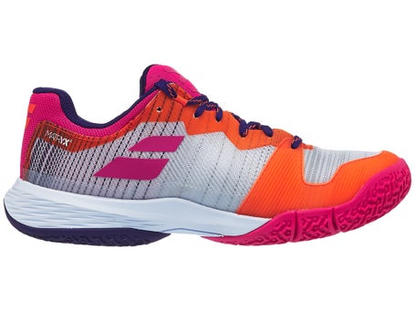 Babolat Jet Ritma Padel\Grey/Pink/Peacock Womens Shoes