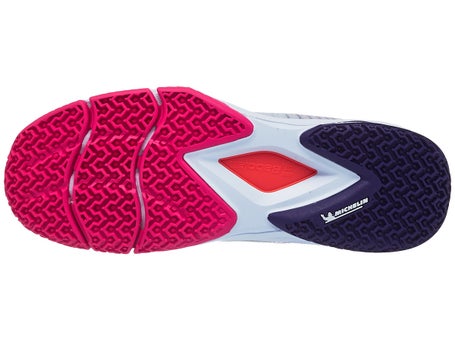 Babolat Jet Ritma Padel\Grey/Pink/Peacock Womens Shoes