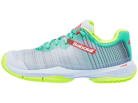Babolat Jet Ritma Padel\Grey/White/Green Womens Shoes