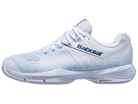 Babolat Sensa Padel\White/Cool Blue Womens Shoes
