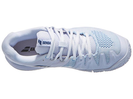 Babolat Sensa Padel\White/Cool Blue Womens Shoes