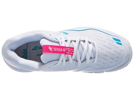 Babolat Sensa Rise Padel\White/Rhodamine Red Women Shoe