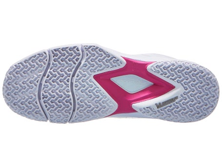 Babolat Sensa Rise Padel\White/Rhodamine Red Women Shoe