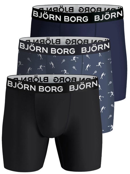 Bjorn Borg Mens Fall Performance 3-Pack Boxer