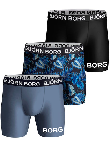 Bjorn Borg Mens Summer Performance 3-Pack Boxer