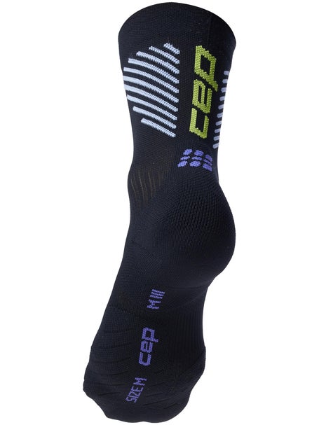 CEP Mens Run Vertical Mid Cut Sock