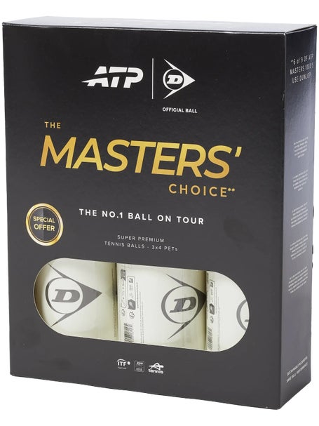 Dunlop ATP Masters Tri-Pack Tennis Ball