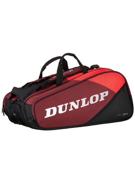 Raquetero Dunlop CX Performance Negro Rojo 12 raquetas