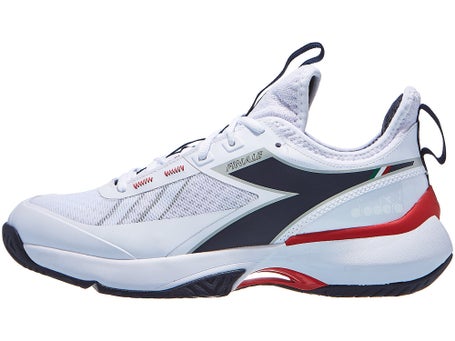 Diadora Speed Finale AC White/Black/Red Shoe | Tennis Warehouse Europe