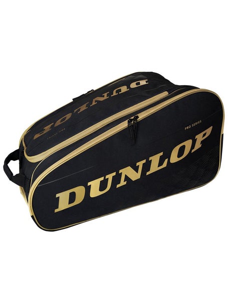Dunlop Pro Series Padel Schlägertasche Schwarz Gold