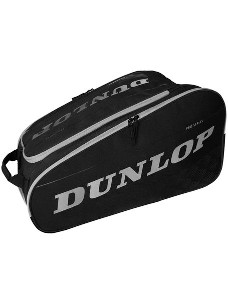 Dunlop Pro Series Padel Schlägertasche Schwarz Silber