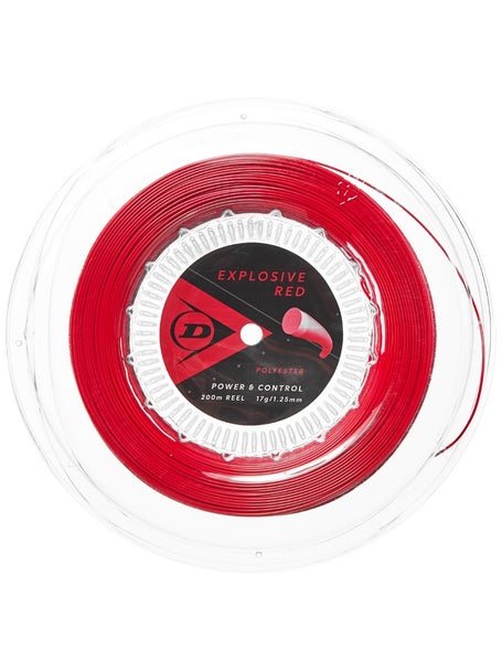 Dunlop Red 1.25mm Tennissaite 200m Rolle