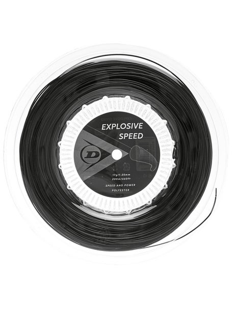 Bobina cordaje Dunlop Explosive Speed 1.25 Negro 200m